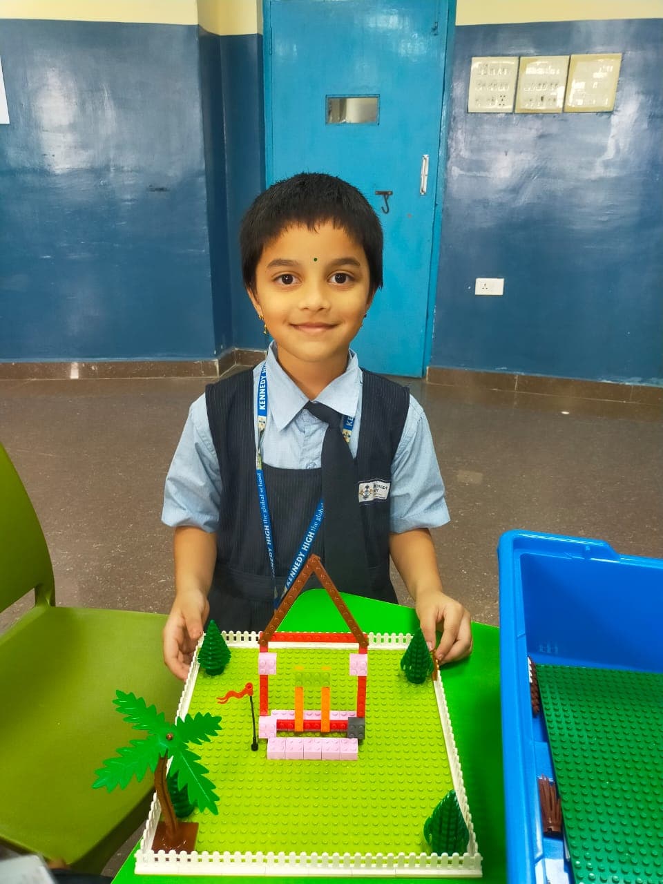 Student building a STEM project